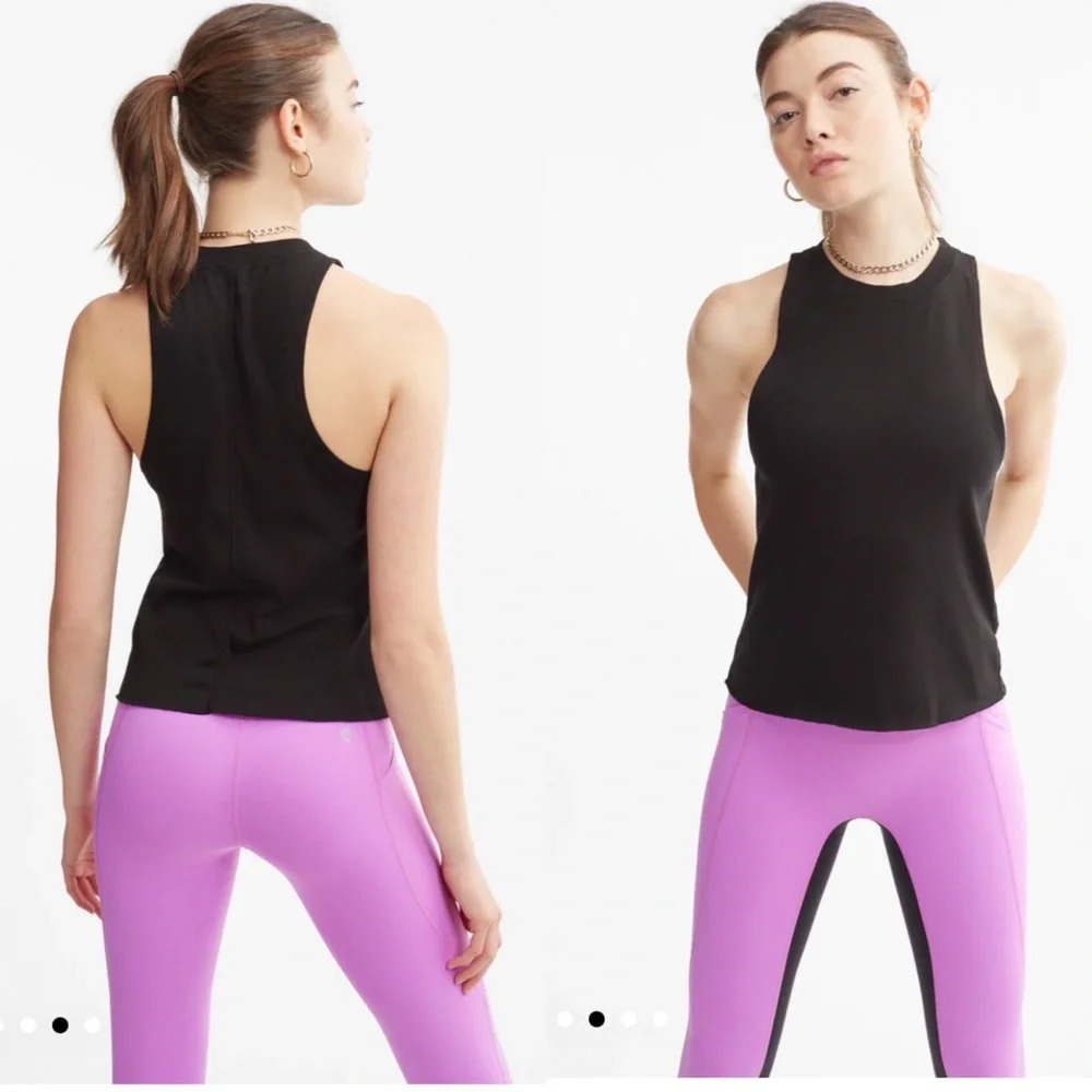 Bandier All Access The Dynamic Tank in Black Size XS - Sleeveless Workout Top